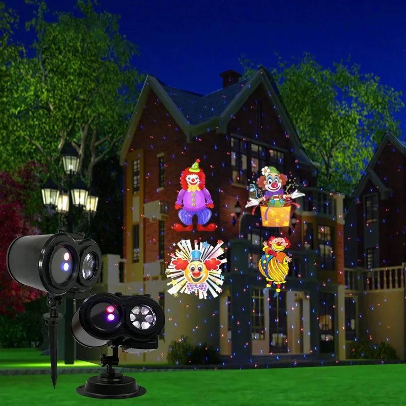 12 слайдов Рождественский проектор океанских волн снежинки водонепроницаемый