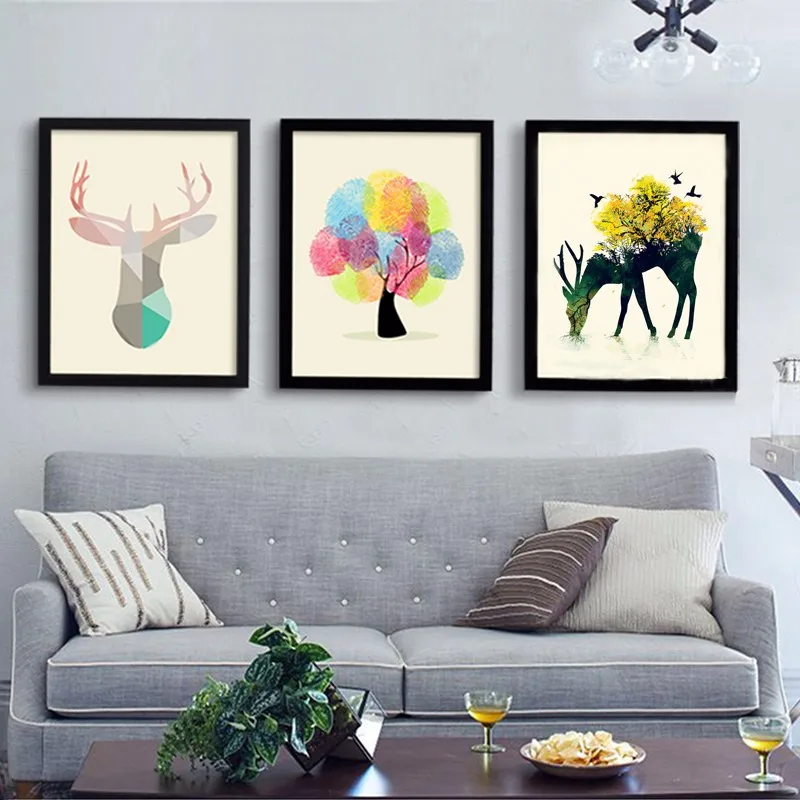 Современный холст художественный принт постер картина маслом по номерам Бабочка