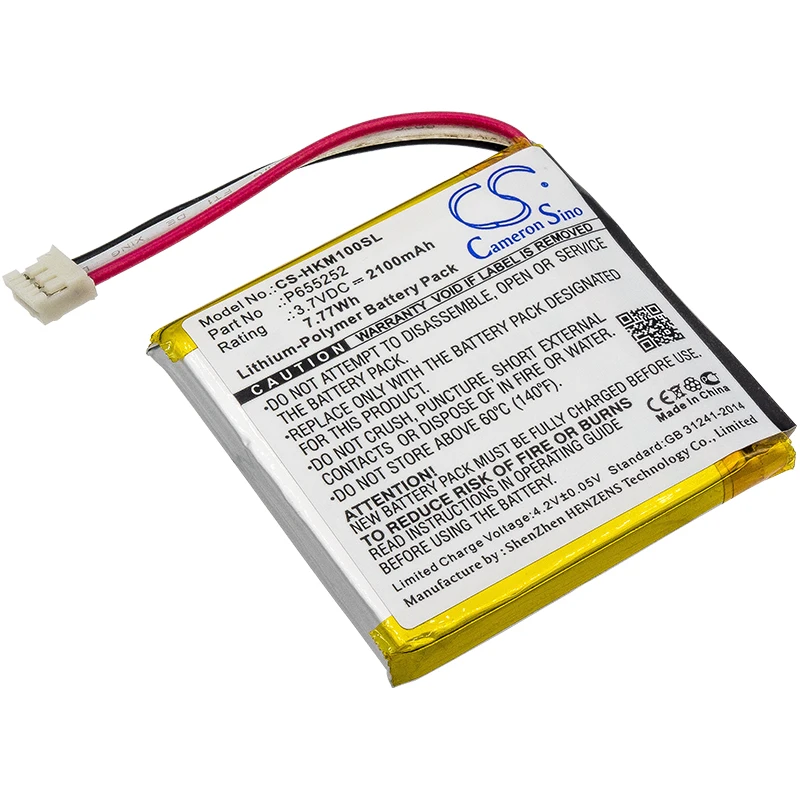 Аккумулятор Cameron Sino 2100 мАч для Harman Kardon Esquire Mini P655252|Батареи MP3/MP4 плееров| |