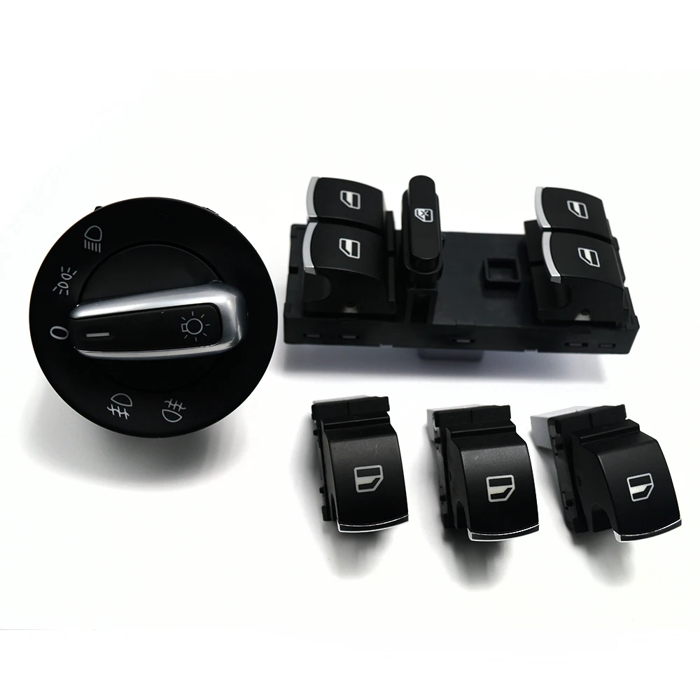 Новый комплект переключателей для автомобильных фар VW Jetta Golf MK5 6 Passat B6 Tiguan 5ND 959 857