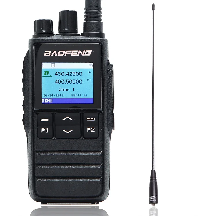 add 771 antenna Baofeng DM-1703 Dual Band Dual Time slot DMR цифровой/аналоговый 2 Way Радио 136-174/400-470 МГц 1024 Каналы Ham иди и болтай Walkie Talkie - Цвет: add 771 antenna