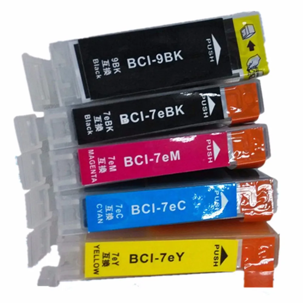 Запасные детали для картриджей с чернильными картриджами Φ BCI 9 7e Pixus IP6600D 6700D 7100 7500