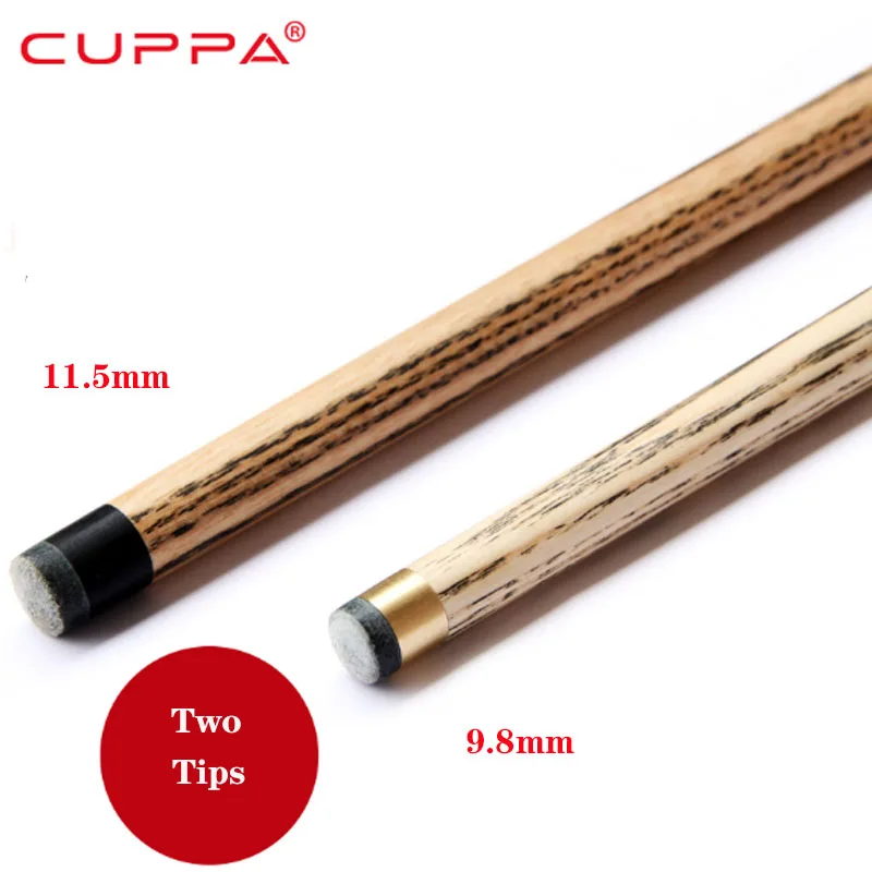 Высокое качество Cuppa 3/4 снукер Cues Stick 9 8 мм/11 5 мм наконечник со снукерным кием кейс