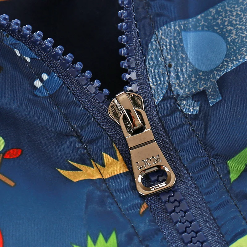 2019 Hot Sale Autumn children coat Boy girl cotton cartoon animals hoodies Fashion Long Sleeve Print baby clothes zipper Jackets | Детская