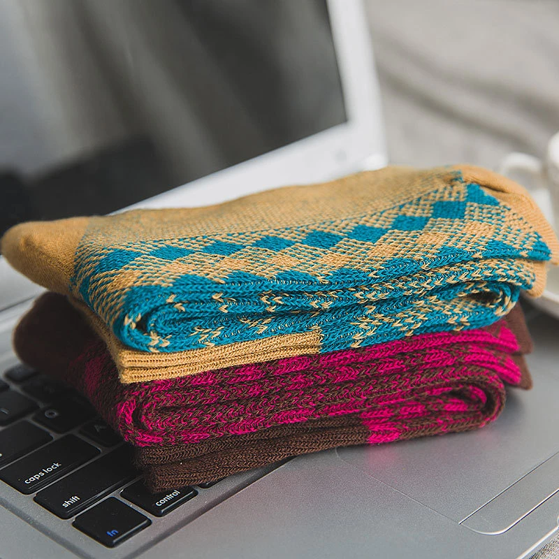 Осенне-зимние толстые хлопковые носки [EIOISAPRA] женские длинные японские с