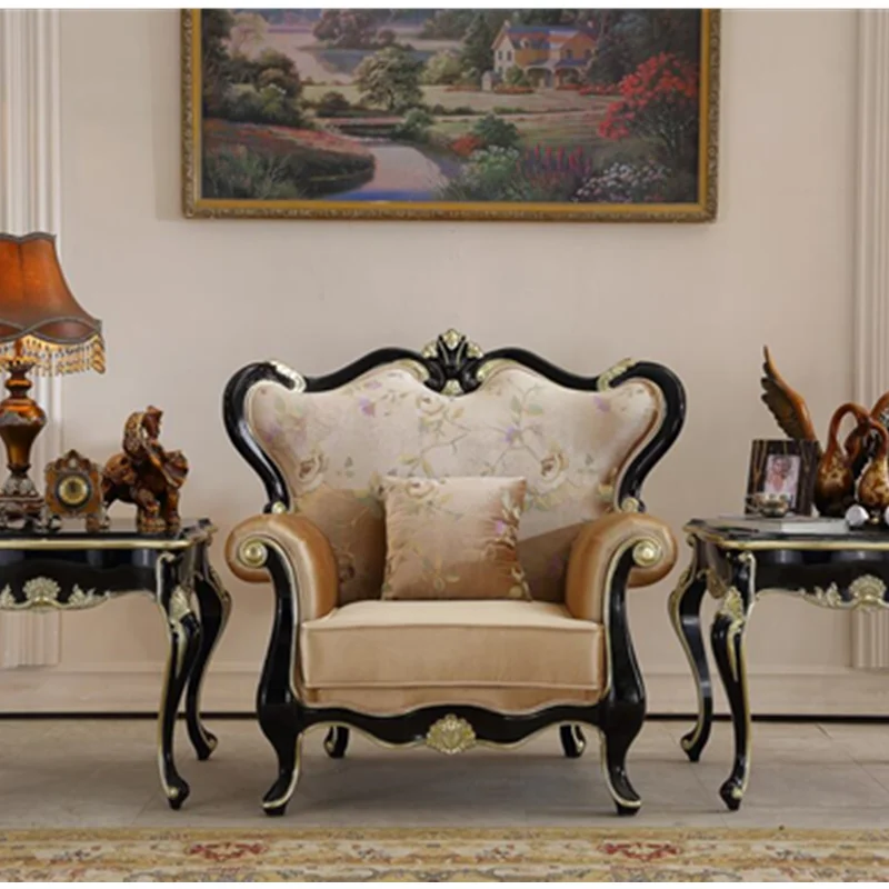 Мебель для гостиной кожаный дорогой европейский дизайн классический диван стул