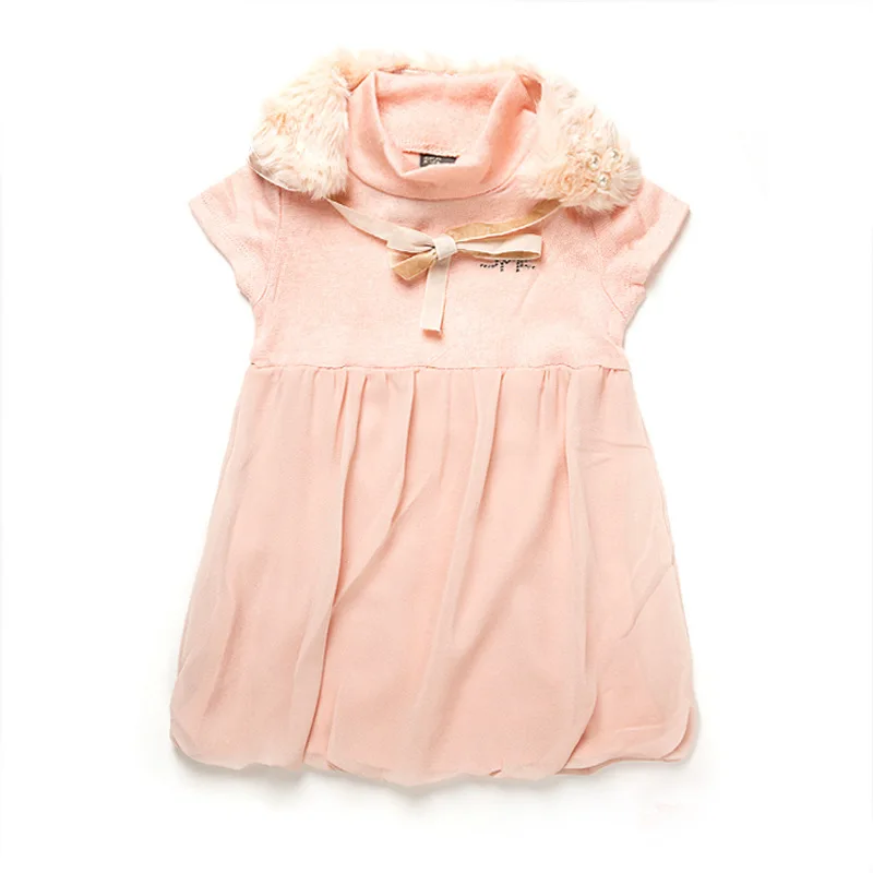 Kids children clothing brand all for and accessories baby girl dress fall fashion woolen vestidos dresses | Детская одежда и обувь