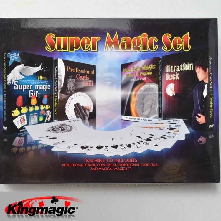 Набор монет Li GuanZhi Super Magic 2 подарка Kingmagic высокое качество магический реквизит 20