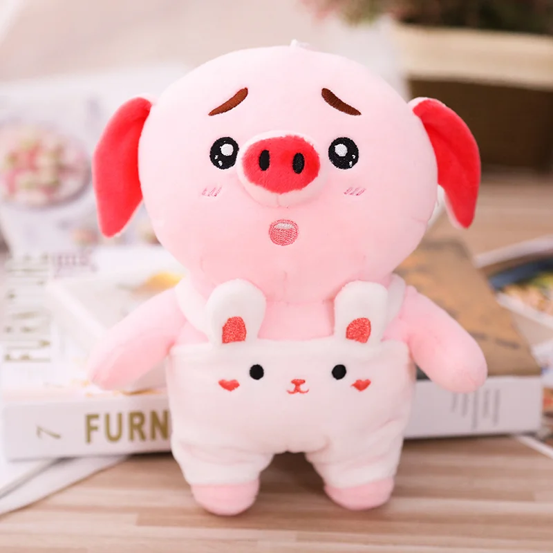 1 шт. Kawaii 20 60 см мультяшная свинка плюшевые игрушки толстая с одеждой мягкая милая