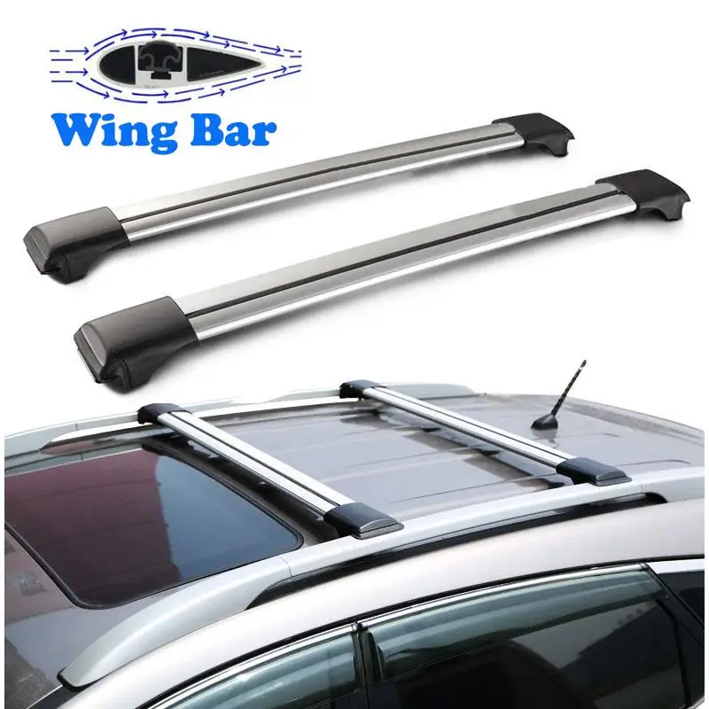 2x Car Roof Rack Cross Bars Luggage Carrier Auto Offroad 4x4 With Lock Anti-theft SUV Top 150LBS Cargo Universal For Jeep | Автомобили и