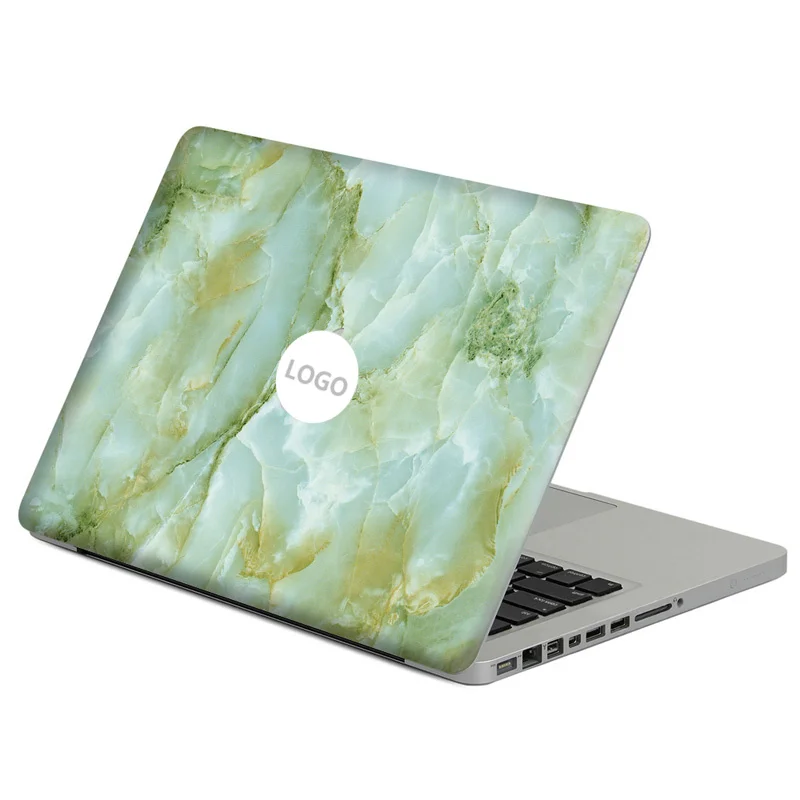 3D деревянные кольца мрамор Виниловая Наклейка для MacBook Air Pro 11 13 15 дюймов для Mac чехол для ноутбука полное покрытие верхняя кожа Наклейка