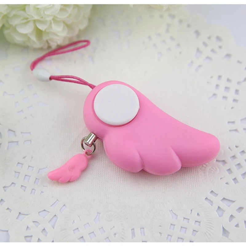 Милый автомобильный брелок с крыльями ангела для женщин и девочек анти волк