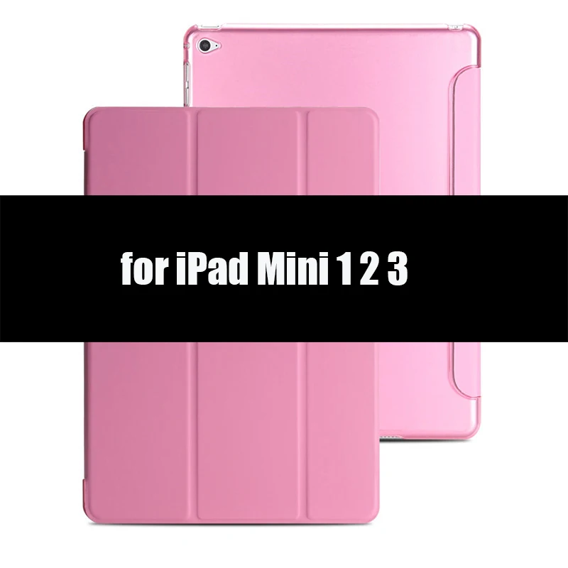 Чехол AIYOPEEN для iPad Mini 4 3 2 из искусственной кожи с функцией автоматического сна/пробуждения для iPad Mini 2 чехол смарт-чехол подставка держатель для iPad Mini 5 Чехол - Цвет: pink-123