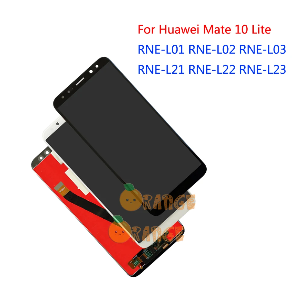 Новый монитор lcd дисплей Сенсор для Huawei Mate 10 Lite RNE L01 L02 L03 Сенсорный экран планшета