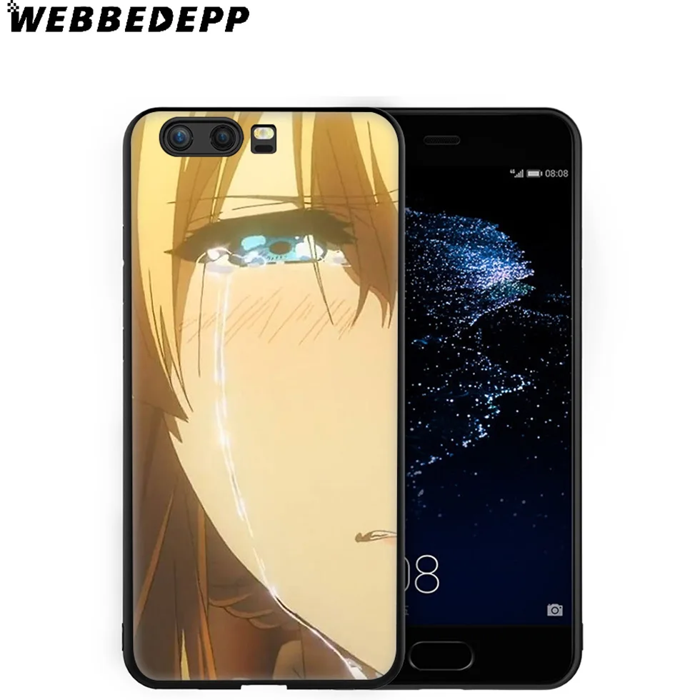 Violet Evergarden Anime Soft Case for Huawei P8 P9 P10 P20 P30 Lite Pro P Smart Z Plus 2019 Y6 Prime 2018 2017 Mini |