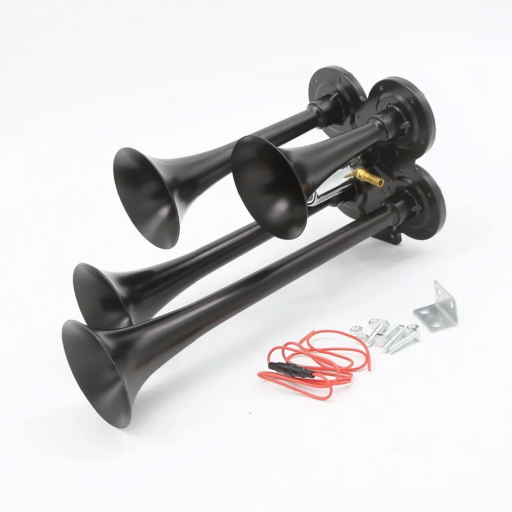OKC Black plated metal chromed four pipe воздушный рожок оригинальный автомобильный насос