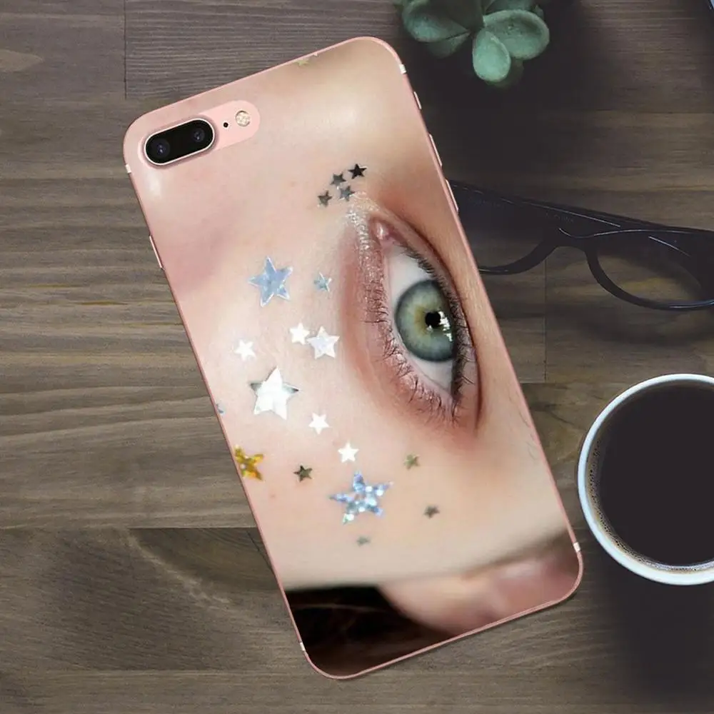 Bixedx Painted For Huawei G8 Honor 5C 5X 6 6X 7 8 9 Y5II Mate P7 P8 P9 P10 P20 Lite Plus 2017 Glitter Love Pink Bling Star | Мобильные