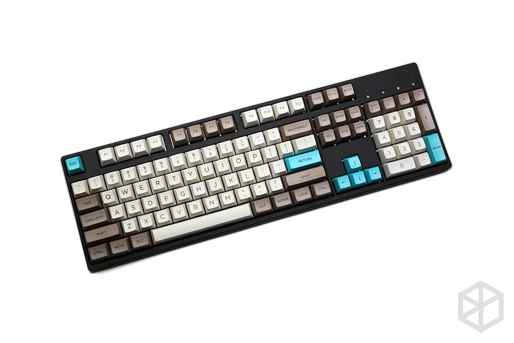 Ретро бежевый sa профиль краситель Sub Keycap комплект серый голубой цвет толстые PBT