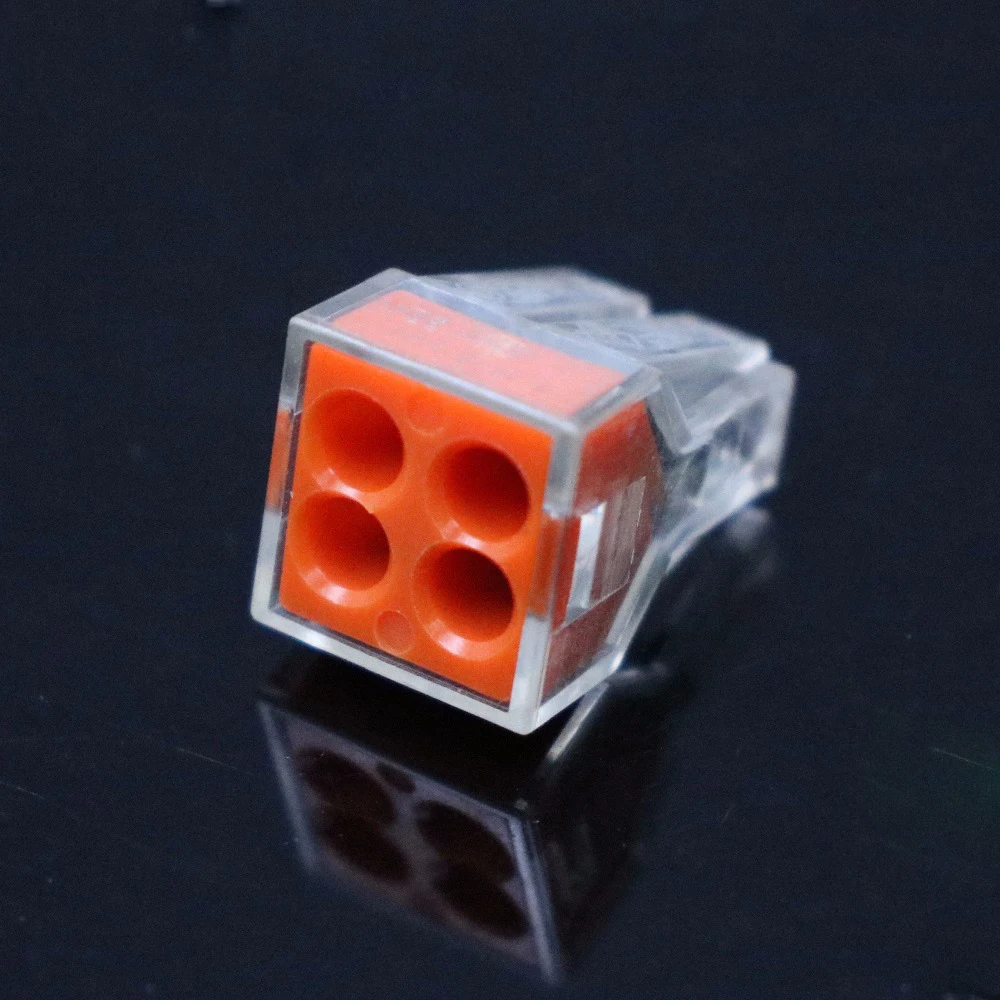 Новый 10 шт. PCT104 773 104 разъем проводки для распределительной коробки 4 pin кондуктор