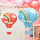 Радужные воздушные шары 14 дюймов, 35 см, бумажные фонари, подвесной светильник, бара, декор для детей, дня рождения, вечеринки, свадьбы, украшения для вечерние