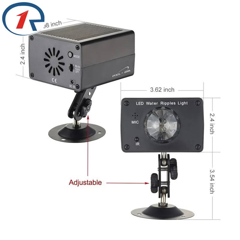 Светодиодный прожектор ZjRight с ИК-пультом дистанционного управления цветной