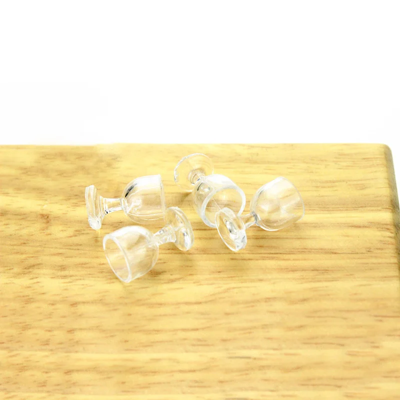 4 шт./лот ручная работа мини красная чашка бокал для вина игрушка 1/12 кукольный