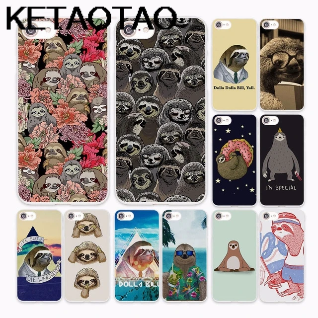 KETAOTAO Social Ретро ленивые с рисунком телефонные чехлы для iPhone 5 6S 7 8 Plus XR XS Max чехол