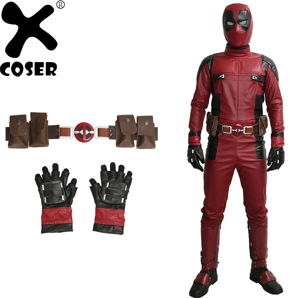 XCOSER костюм для косплея Дэдпул взрослых Для мужчин New Cool 2019 Хэллоуин праздничная