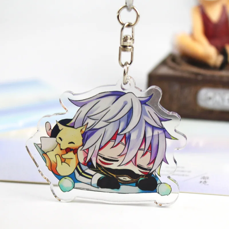 Аниме Touken Ranbu косплей брелок мультфильм Mikatsuki Nakigitsune автомобильный цепочка Брелки