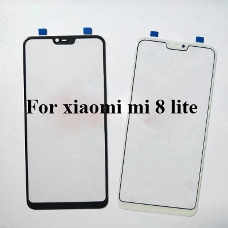 2 шт. для xiaomi mi 8 lite переднее ЖК стекло объектив сенсорный экран Внешний mi8 без