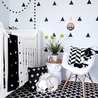 baby boy room little triangles wall sticker for kids room decorative stickers children bedroom nursery wall decal stickers jj002