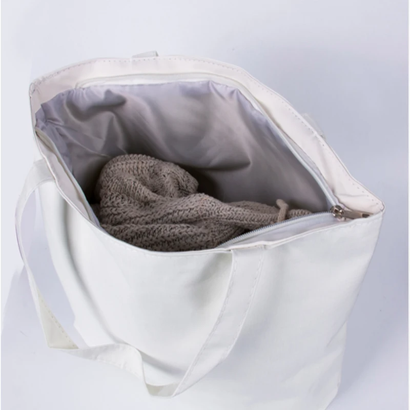 Холщовая Сумка с мультяшным котом для женщин сумочка на плечо принтом