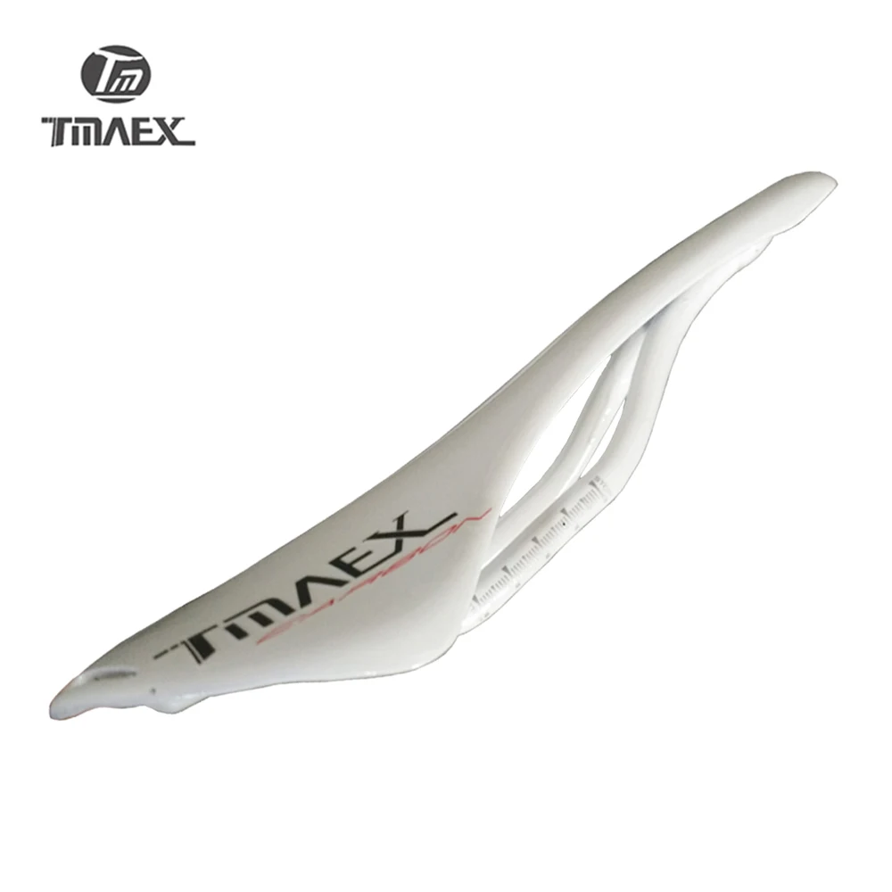 TMAEX Ultra светильник дорожный велосипед горный седло белый цельно углеродное 120g для