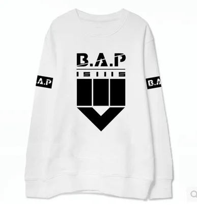 Модные худи kpop bap b.a.p с принтом матрицы Осень зима Модный пуловер круглым вырезом