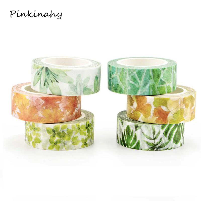 DIY Cute Kawaii Flower Masking Washi Tape Lovely Decorative Adhesive For Home Decoration Diary | Канцтовары для офиса и дома