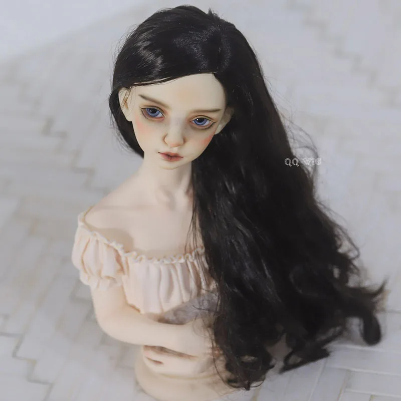 Бесплатная доставка 1/4 парик для шарнирной куклы длинный волнистый | Игрушки и