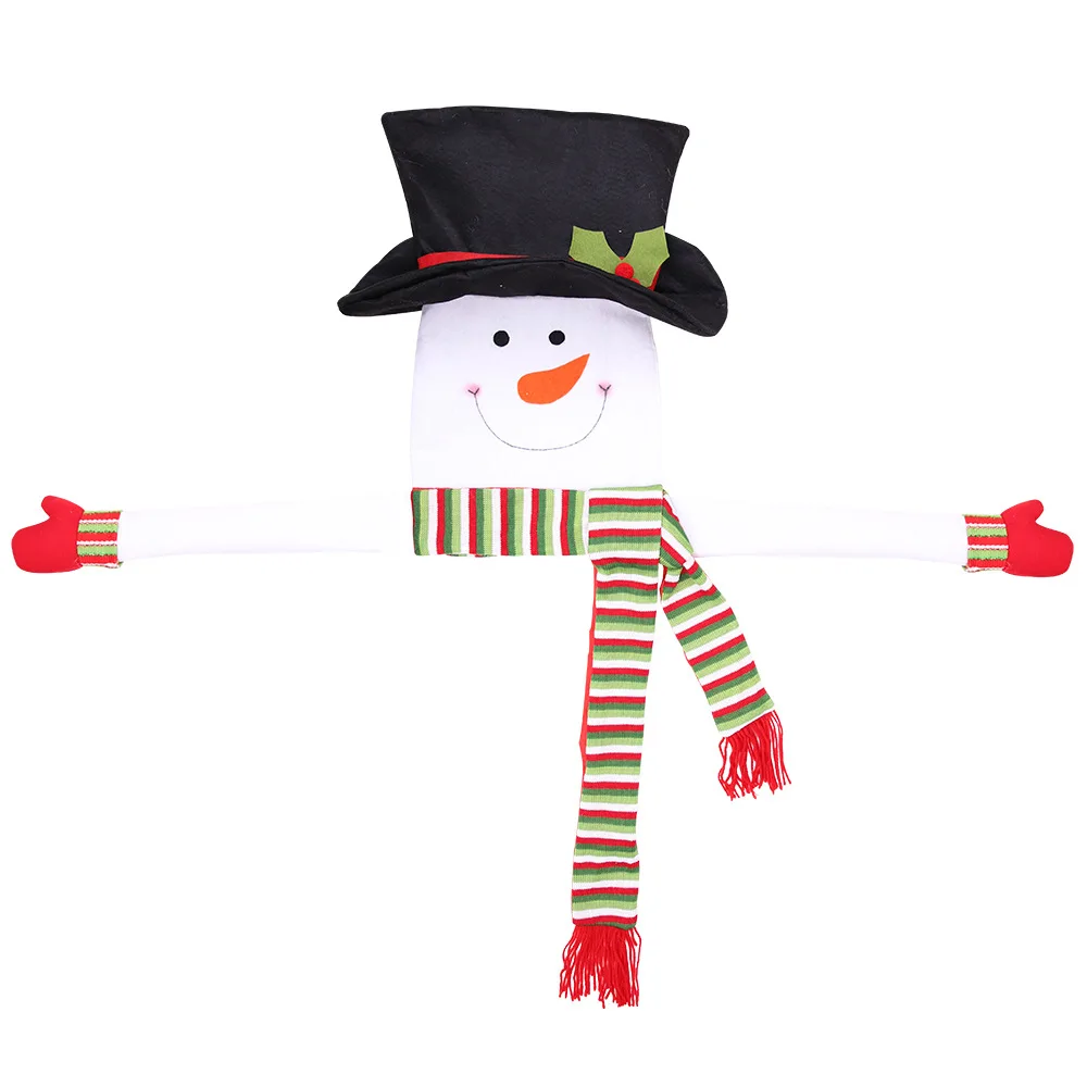 Snowman Christmas Tree Topper Large Top Hat Outdoor Indoor Novelty Decorations Home Decor|Наконечники для елки| |