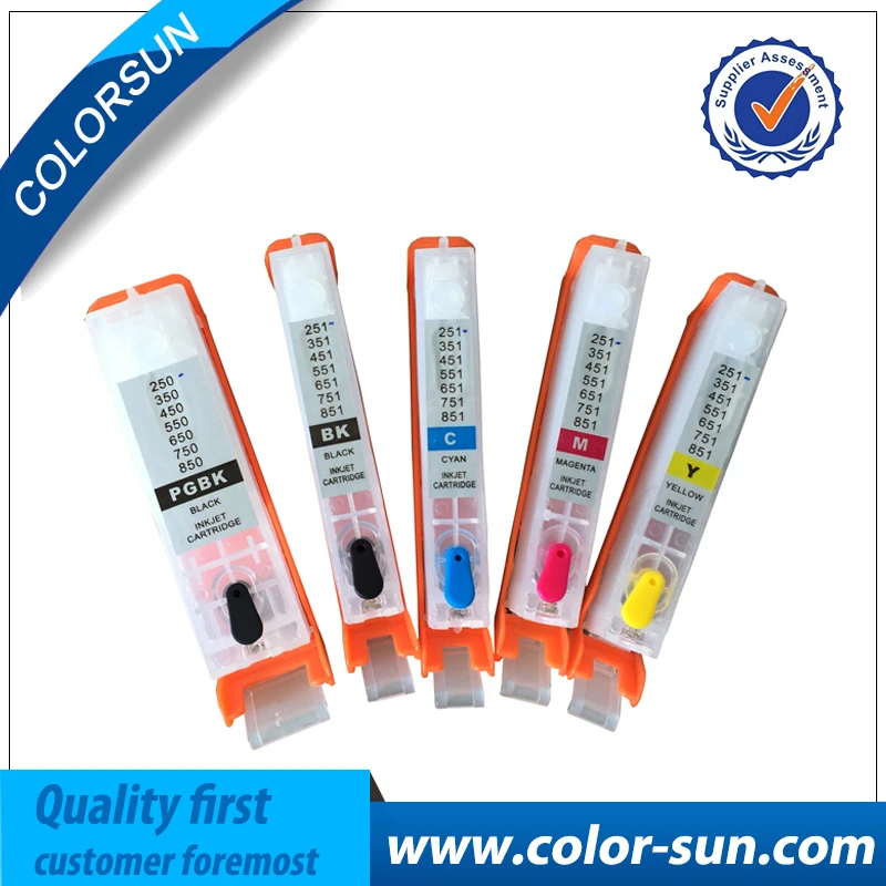 5PCS PGI-250 CLI251 ink cartridge for canon MG6320 MG7120 MG7520 IP8720 refillable with ARC chip | Компьютеры и офис