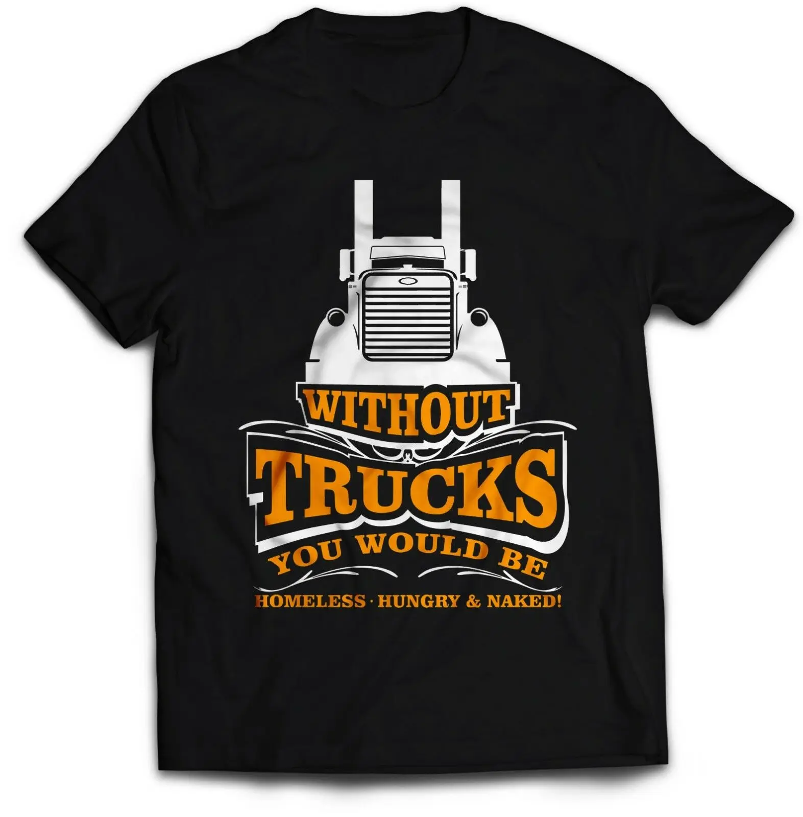 T-Shirt per camionista. Trucker Camion Driver Divertente Daf Auto 100% T Shirt di cotone Per Gli Uomini di Disegno Magliette E Camicette Harajuku Divertente Tee Camicette