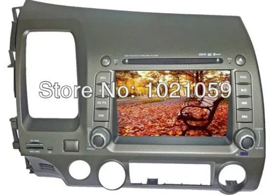 Бесплатная доставка автомобиля Радио dvd для civic. С мульти osd языком (левое