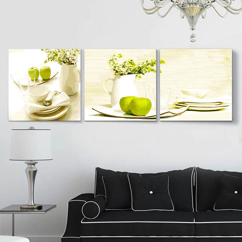 Поделки цифровой живописи фруктовая жизнь настенные панно для гостиной diy