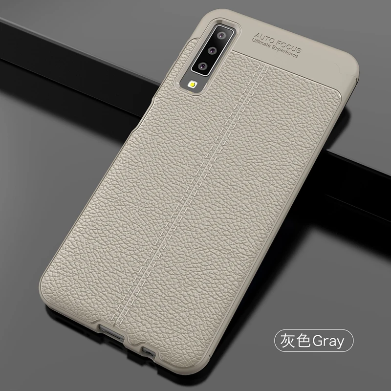 Чехол Тонкая Броня для samsung A7 A750 SM-A750f A750f в 750 7 силиконовый чехол, Мягкий силикон, резина, чехол тонкий Чехол обложка чехол s