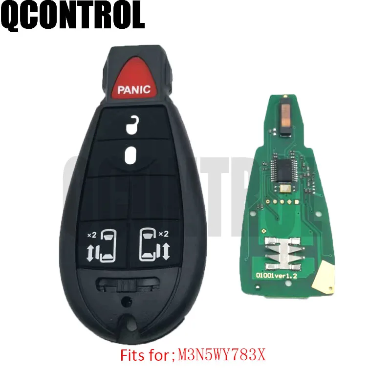 QCONTROL Car Keyless Entry Transmitter Smart Key for JEEP Commander Grand Cherokee FCC ID: M3N5WY783X / IYZ-C01C Door Lock | Автомобили и