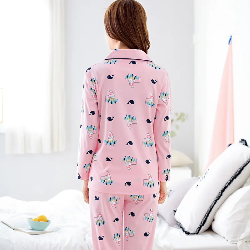 JINUO/Лидер продаж женские пижамные комплекты на осень и зиму мягкий домашний