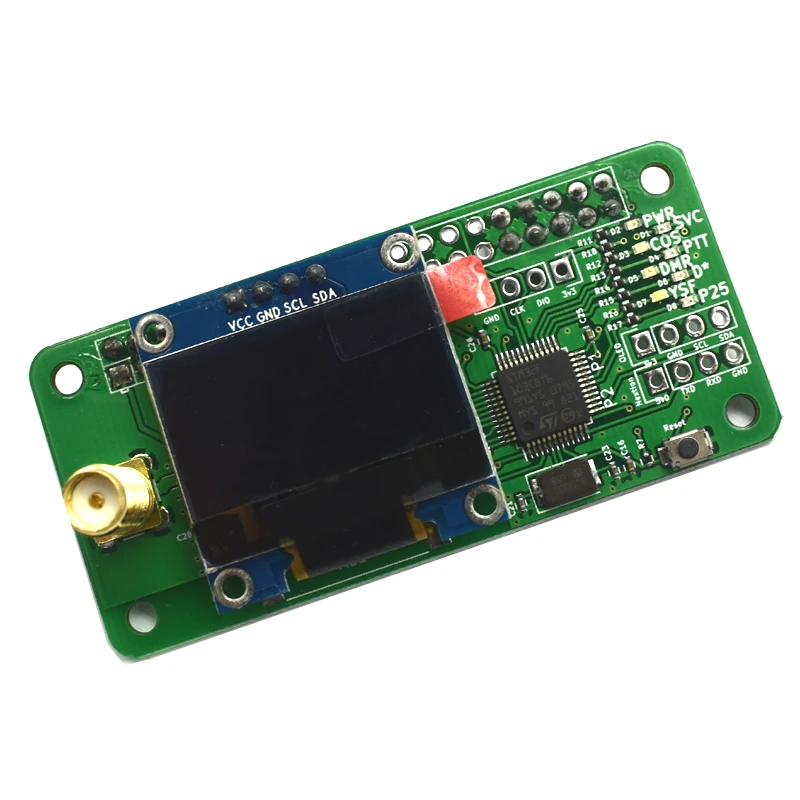 Lusya UHF & VHF антенна + алюминиевый корпус MMDVM Hotspot поддержка P25 DMR YSF с OLED для Raspberry Pi A10