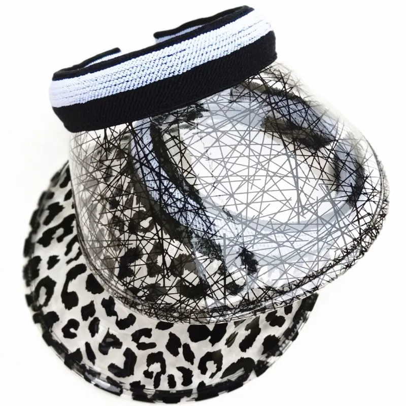 Новинка женская прозрачная небьющаяся Кепка с козырьком пустые полосатые