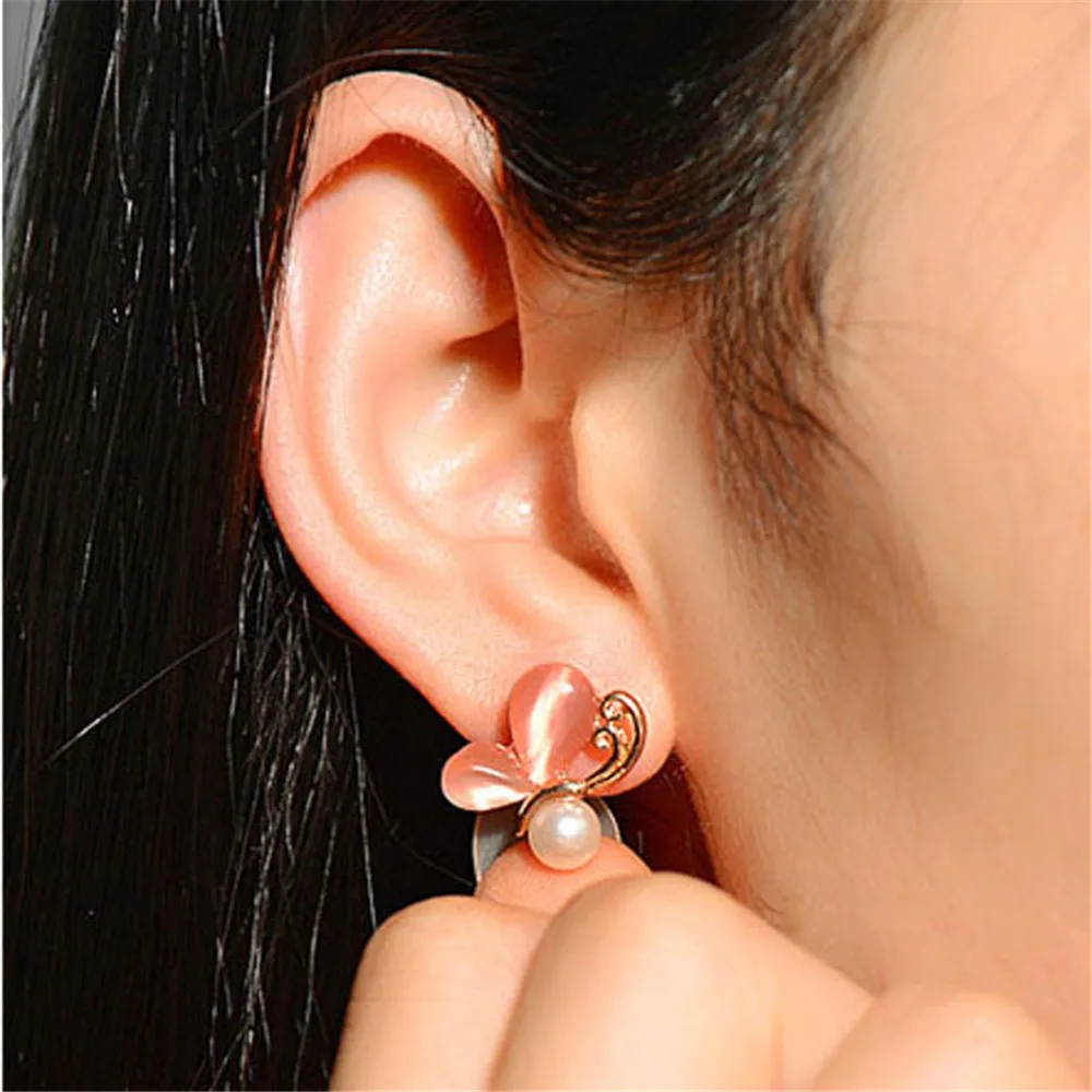 SexeMara/модные золотые опаловые серьги для женщин 2019 Имитация Ювелирные изделия из