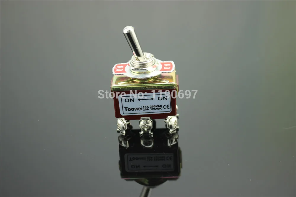 

Toowei Power Switch Toggle Switch 6Pins Screw ON-ON 15A 250VAC/ 20A 125VAC 2Pieces Free Shipping