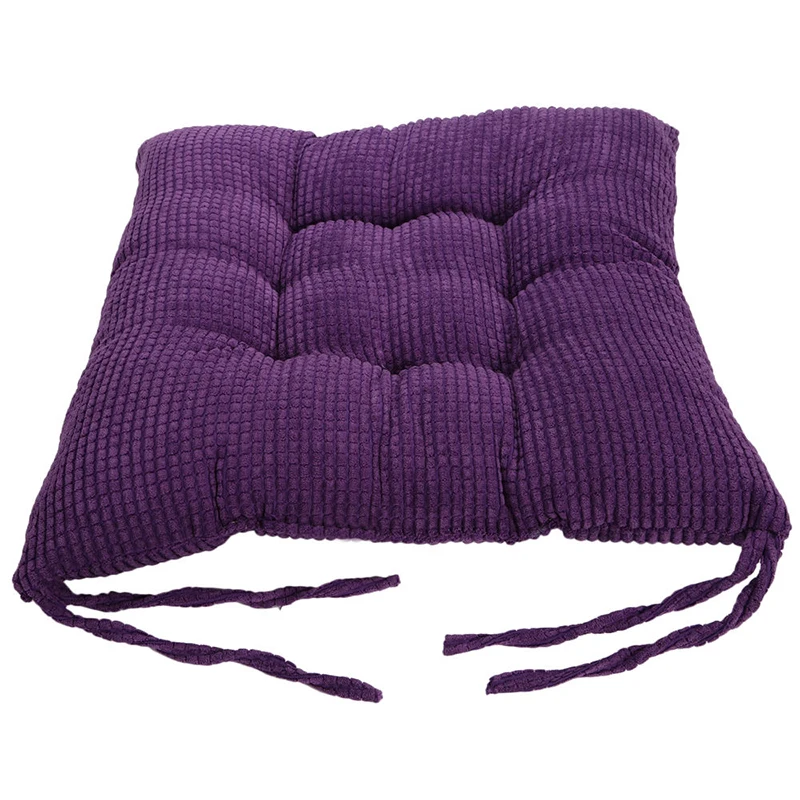 purple Urijk 1 шт. зимние офисные барные подушки под спину и на сиденье стула диван подушка ягодицы стул подушка домашняя татами сиденье подушка 40x40 см - Цвет: purple