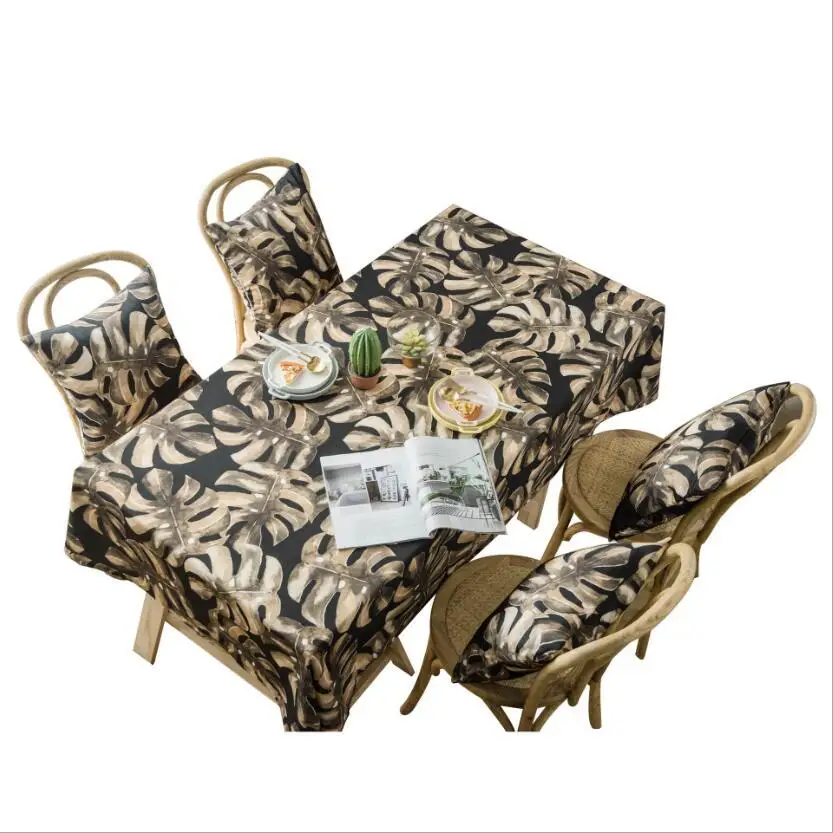 Горячая продажа лист скатерти полиэстер хлопок Водонепроницаемая скатерть